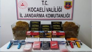 Kocaeli’nde 12 bin 675 adet makaron ele geçirildi