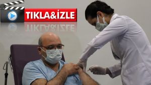 Kocaeli’nde ilk Koronavirüs aşısı vuruldu