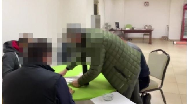 Kocaeli’nde kumar oynayanlara polis baskını