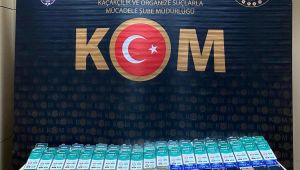 Otobüsün özel bölümünden 102 tane kaçak cep telefonu çıktı