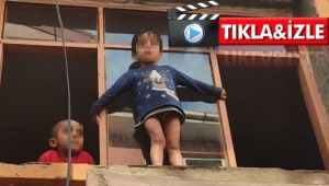 Pencereden sarkan çocuk ekipleri harekete geçirdi