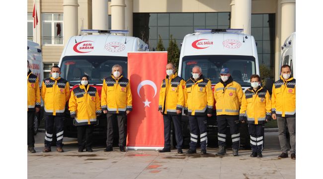 Sağlık hizmetlerine 30 yeni ambulans desteği
