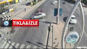 Sakarya’daki kazalar kameralara yansıdı