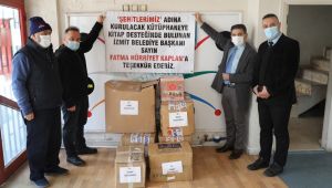 Şehitlerin adının yaşatılacağı kütüphanelere kitap desteği