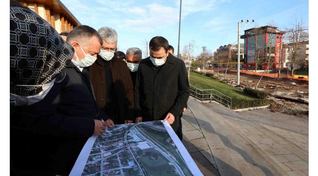 Selahaddin Eyyübi Caddesinde çalışmalar sürüyor