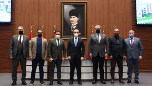 Spor camiasından Vali Yavuz’a ziyaret