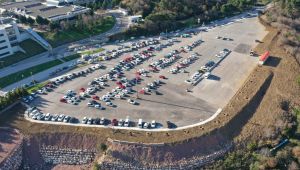Umuttepe otoparkında çevre düzenlemesi yapıldı