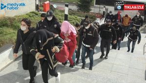 1 milyonluk vurgun yapan çeteden 9 kişi tutuklandı