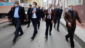 Başkan O ilçede sokak sokak gezdi