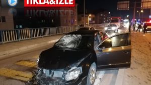 Dehşet veren kaza kameraya böyle yansıdı