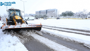 Derince’de Yoğun Kar Mesaisi