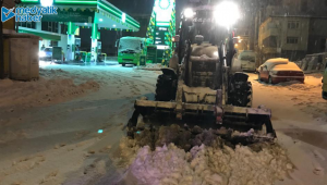 Dilovası’nda gece gündüz kar mesaisi