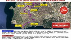 Gebze-Darıca Hat 525S seferleri yarın başlıyor