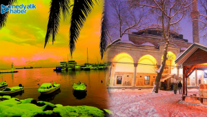 Gebze’den muhteşem kar manzaraları!