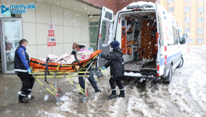 Hasta nakil ambulansları kar kış demeden hizmette