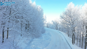 Kartepe’de kar kalınlığı bir metreye ulaştı