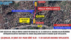 Miralay Mümtaz'da çalışma yapılacak!