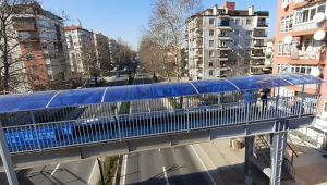 O üst geçit yenilendi