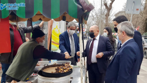 Tarhan esnafı dinledi!