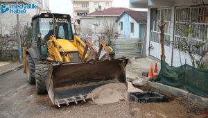 Ulus'a yağmur suyu altyapı çalışması