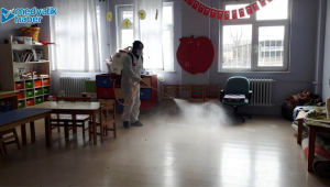 Yüzyüze eğitim öncesi hijyen seferberliği