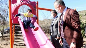 Başkan Büyükakın, Ahmet’in parkına konuk oldu