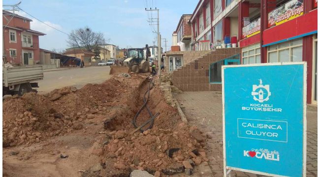 Büyükşehir’den, Körfez’de üst ve altyapı çalışmaları