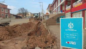 Büyükşehir’den, Körfez’de üst ve altyapı çalışmaları