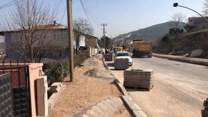  Çarşıbaşı'nda üst yapı çalışması!