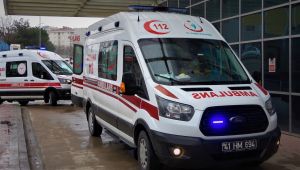 Çayırova'da ayağını makineye kaptıran işçi hastanelik oldu