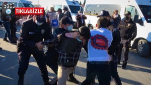 Çayırova'da işçilere polis müdahalesi: 14 gözaltı