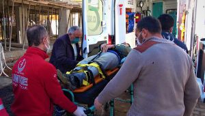 Darıca'da inşaat işçisi yüksekten düştü!