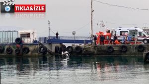 Eskihisar'da bir şahıs feribottan denize düştü