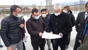 Gündoğdu, itfaiye alanındaki çalışmaları inceledi