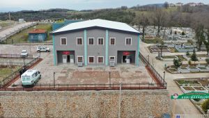 İlimtepe Mezarlığı’nda modern hizmet binası tamamlandı