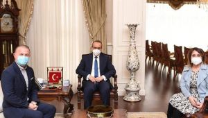 Gebzeli sanayici Tahmaz, Vali Yavuz'a konuk oldu