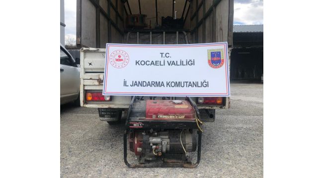 Jeneratör hırsızları JASAT dedektiflerinden kaçamadı