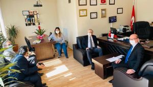 Kadıoğlu, İl Sağlık Müdürünü ağırladı!