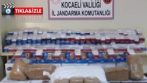 Kocaeli’de 52 bin 200 adet makaron ele geçirildi