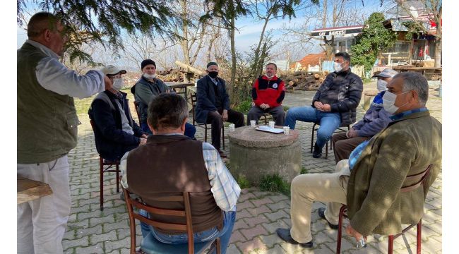 Kocaman mahalle ziyaretlerinde