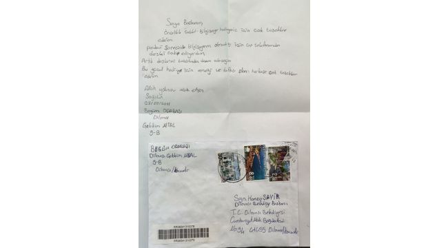 Öğrencilerin jestleri Başkan Şayir’i duygulandırdı!