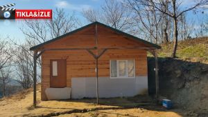 Ormana yapılan kulübede define ararken suçüstü yakalandılar