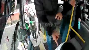 Otobüs sürücüsünü darp ederek kaçan şahıs gözaltına alındı