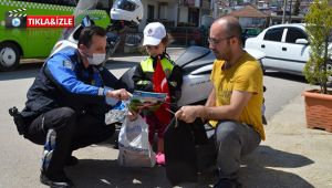 4 yaşındaki minik kızın polis korkusunu böyle yendiler