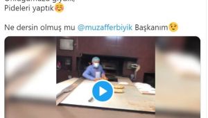Başkan Şayir'den Başkan Bıyık'a pideli gönderme