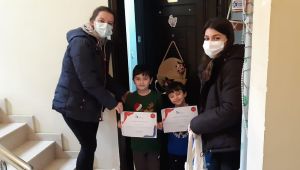 Çevreci kardeşlere teşekkür belgesi