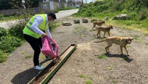 CHP’li Gençler sokaktaki dostları unutmadı!