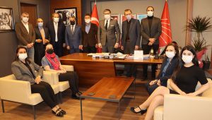 CHP’li Sarıbal, Başkan Yıldızlı ve yönetimini ziyaret etti