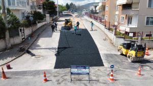 Derince’de Üstyapı Çalışmaları Sürüyor