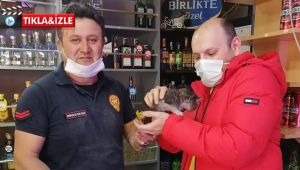 Duvardan gelen sesin kaynağı duvar delinince ortaya çıktı